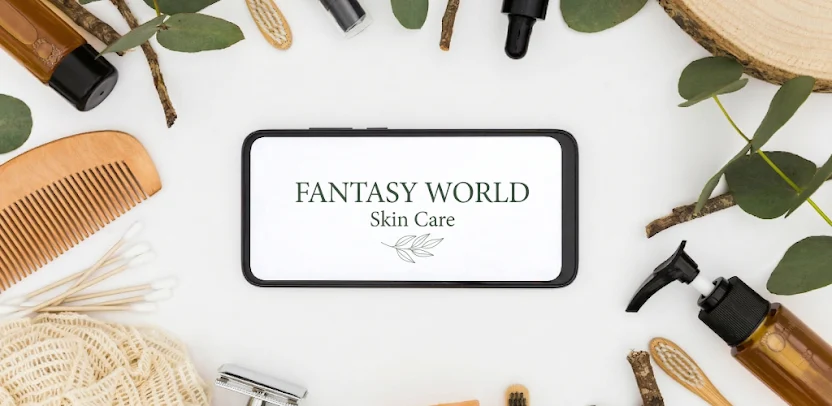 Fantasy World Skin Care website and mobile experience